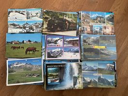 AK BE ca. 800 farbige Ansichtskarten Kanton Bern, über 3kg