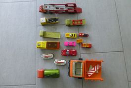 Konvolut Matchbox Siku Autos und LKW, viel Zubehör!