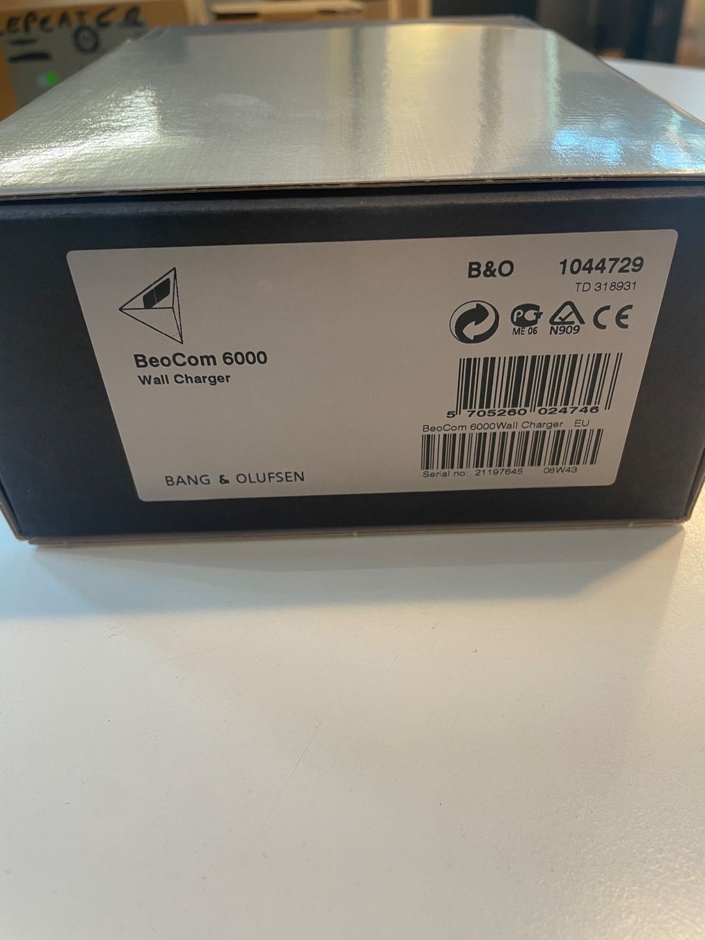 Bang & Olufsen Caricabatterie: Wall Charger BeoCom 6000 – Nuovo e nell'imballaggio originale da Sion venduto da Bang-OlufsenSion 2