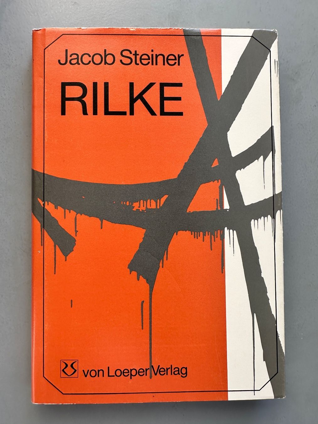 Bücher: Jacob Steiner: Rilke. Vorträge und Aufsätze. – Gebraucht aus Zürich von allp
