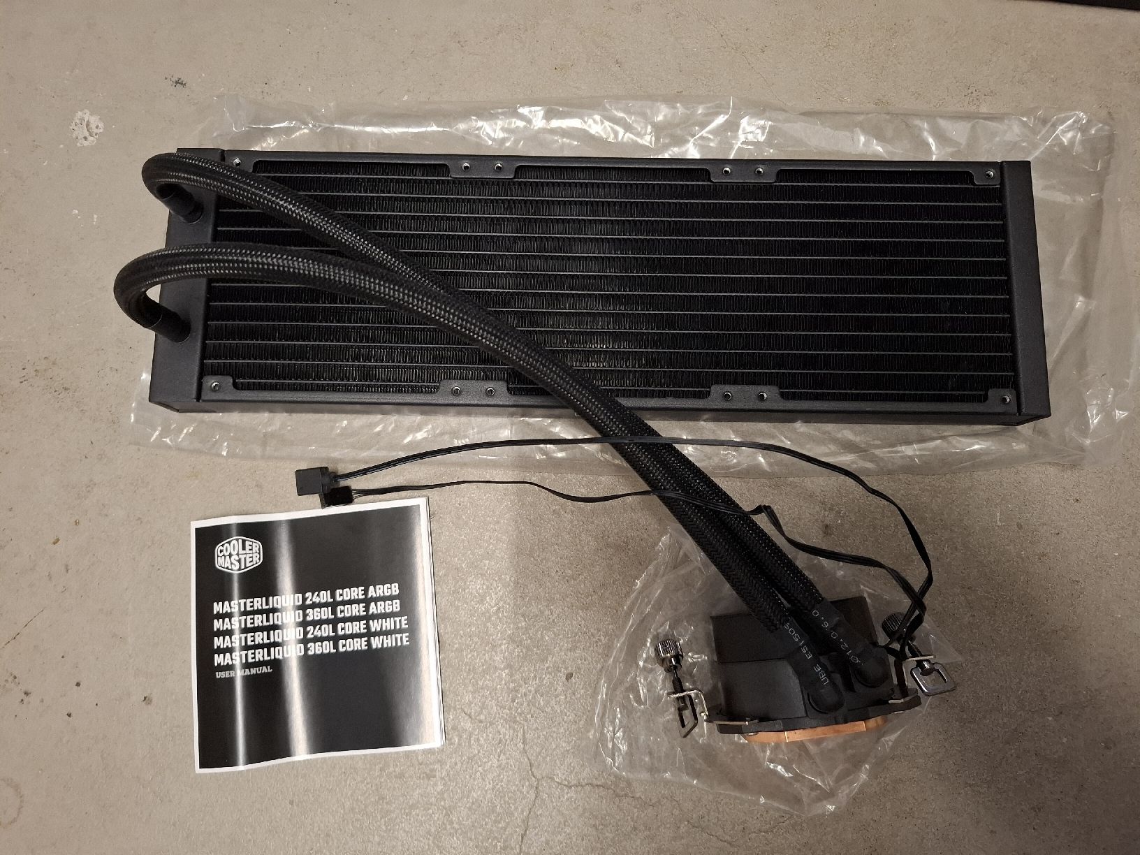 Elektronikbauteile: Cooler Master Masterliquid 360L Core ARGB AIO CPU Kühler – Gebraucht aus Wila von luc_jq7c 1