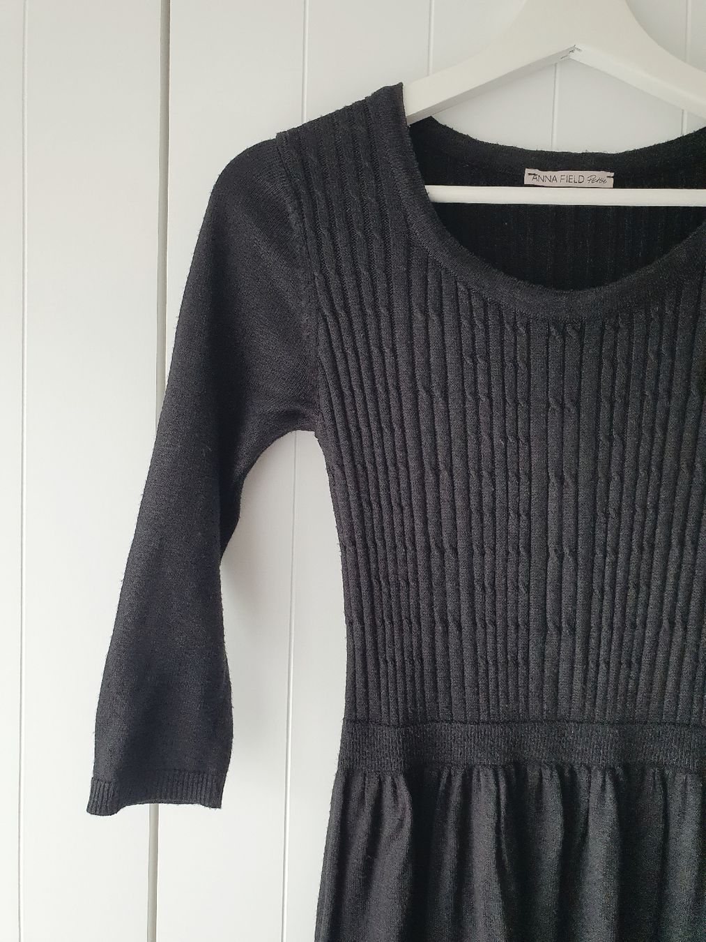 Anna Field Robes: Schwarzes Strickkleid S/36 – Neuf (Voir description) à Wetzikon ZH par FundusFuchs 1