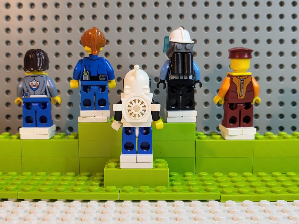 5 Lego-Minifiguren Taucher, Original oder viel Eigenkreation | Kaufen ...