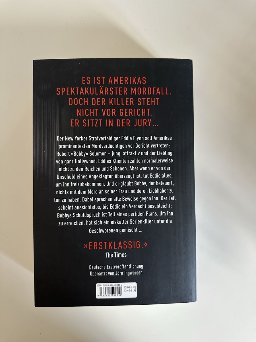 Libri: Thriller "Thirteen" von Steve Cavanagh – Usato da Bern venduto da mom_d6hv 1