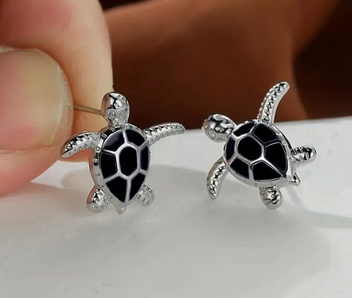 Orecchini pendenti & Orecchini a lobo: Ohrstecker Schildkröte – Nuovo e nell'imballaggio originale da Gams venduto da Mariawicca