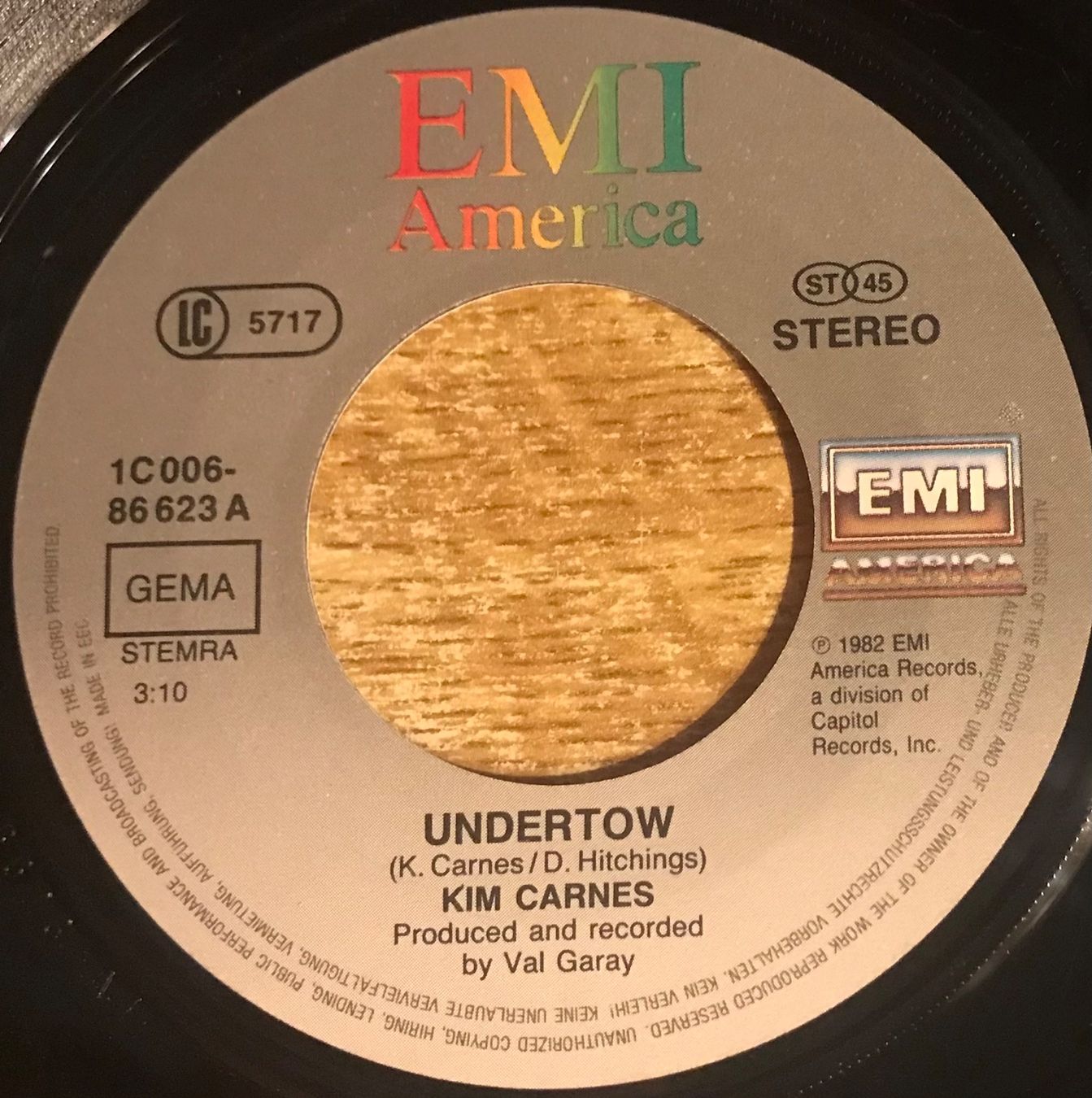 Schallplatten: KIM CARNES - UNDERTOW – Gebraucht aus Bussigny von  2