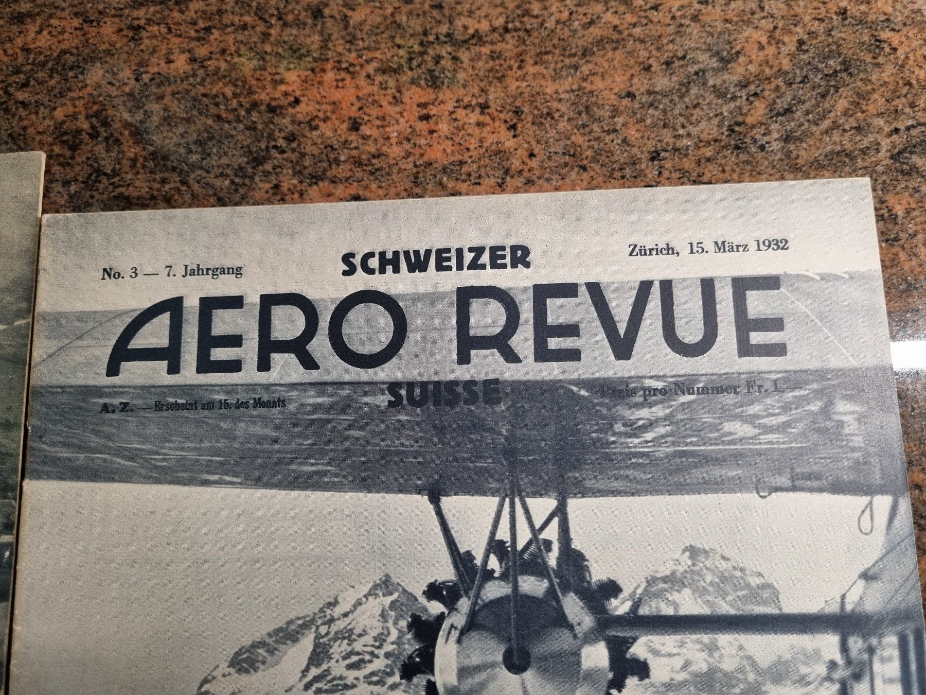 Riviste & Magazine: Schweizer Aero Revue Suisse 3x Hefte Luftschiff Zeppelin ... – Usato da Trachslau venduto da bastet06 9