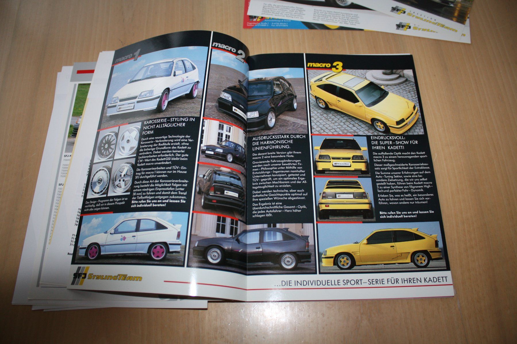 Opel Documenti: Opel Tuning SFJ Styling Katalog 1990 Prospekt – Usato da Wikon venduto da erwin400 5