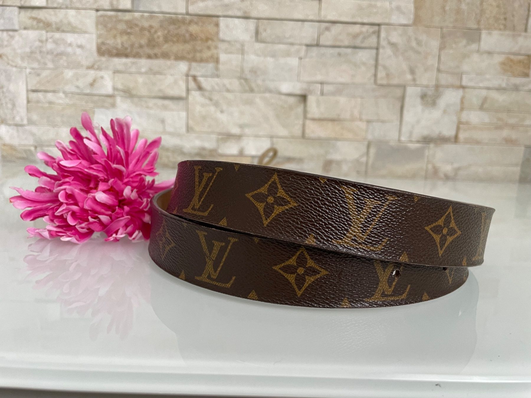 Louis Vuitton Cinture: Louis Vuitton Gürtel Canvas - Nr. 371 – Usato da Hittnau venduto da LuxAndMore 3