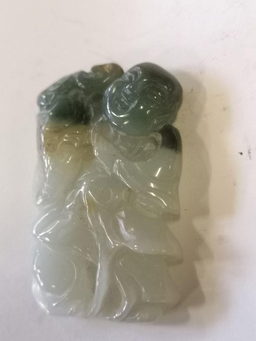 Statuette: alter Antike Jade Figur Buddha Amulett Schutz Glücksbringer – Nuovo (secondo la descrizione) da Kloten venduto da Asiatica 2