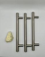 [NEU]: 3x IKEA Türgriff (T-Griffstangen) Edelstahl verchromt