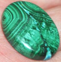 Cabochon L-1412 – Chrysokoll Malachit Oval – 27x20mm