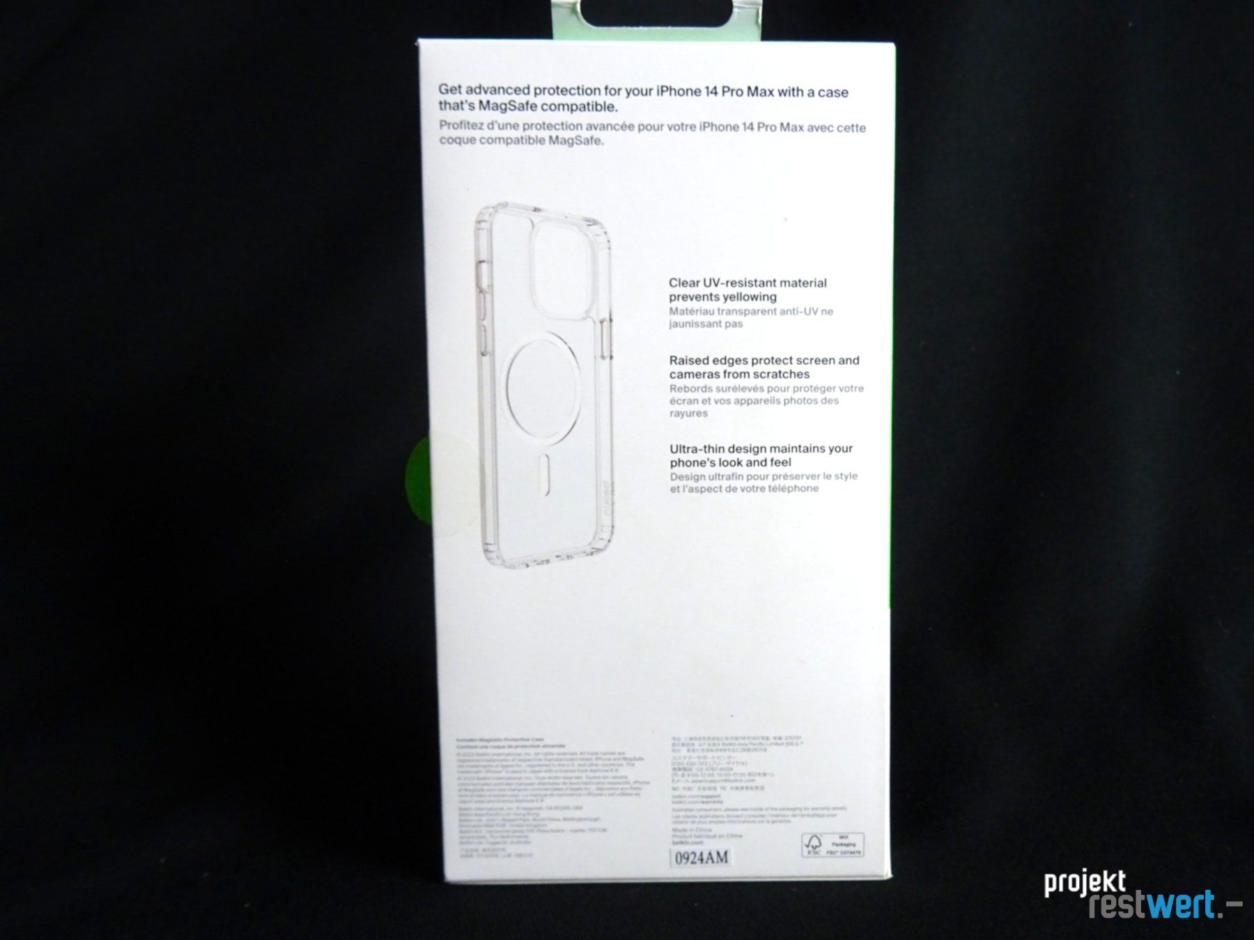 Belkin Cover & Protezioni schermo: iPhone 14 Pro Max Handyhülle von BELKIN – Nuovo (secondo la descrizione) da Bülach venduto da restwert_buelach 1