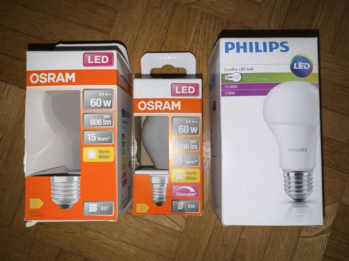 Osram Lampade: 3 LED Glühbirnen / Neu - OVP – Usato da Herzogenbuchsee venduto da TCG-High-Quality 1