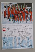 LG Original Autogrammkarte Ski Nationalmannschaft Innsbruck