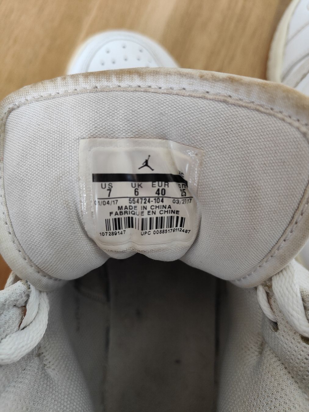 Jordan Scarpe da uomo: Air Jordan 1 – Usato da Liestal venduto da Maski11 3