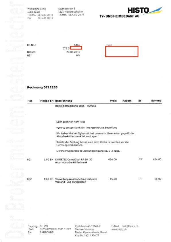 Frigoriferi: Frigo trimix Dometic CombiCool RF 60 - 12v, 230v, gaz 30mbar – Usato da Gillarens venduto da St-ephane 4