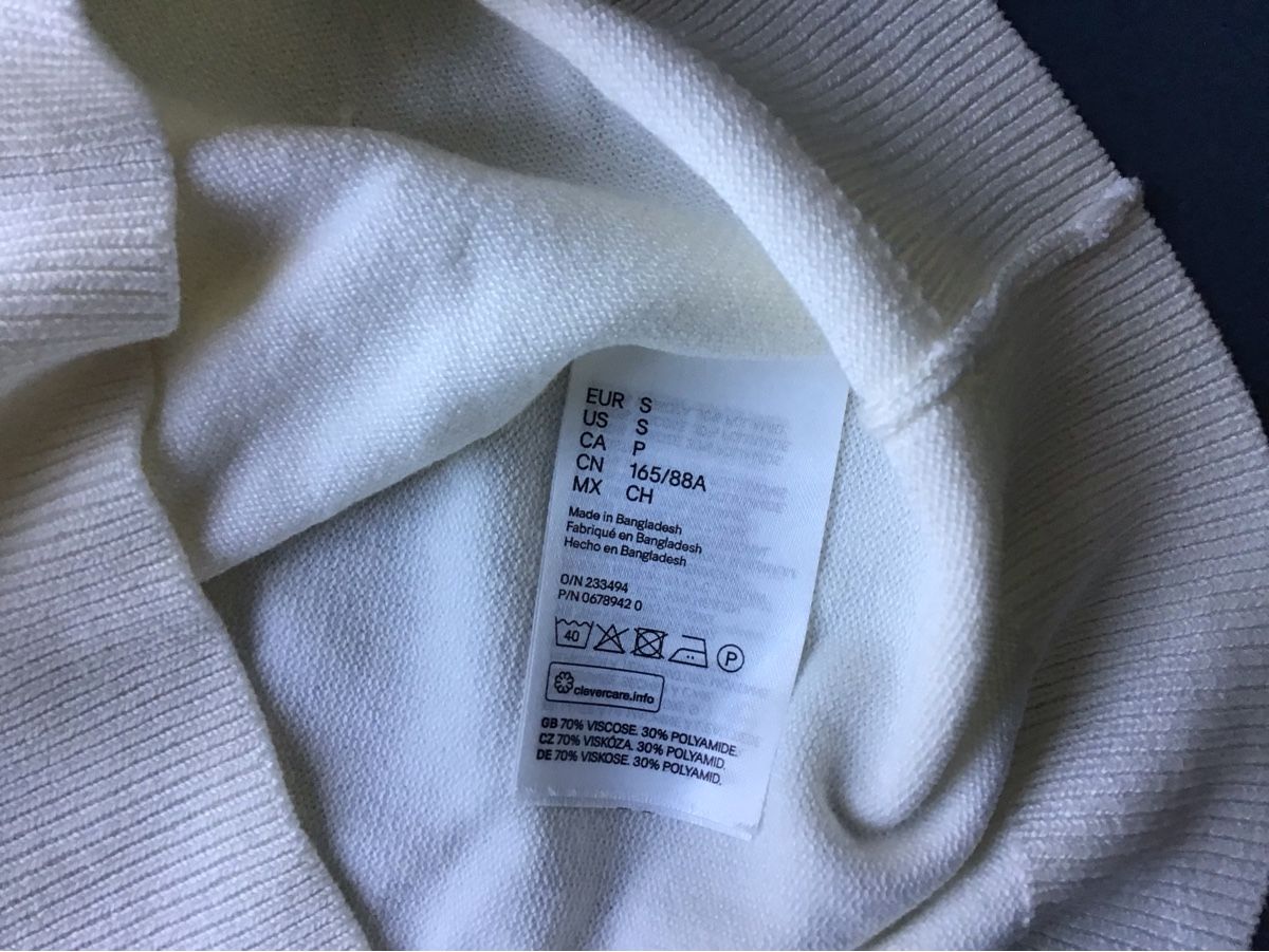 H&M Maglioni & Felpe: H&M feiner Sommerpullover  Offwhite, Grösse S, Top Zustand! – Nuovo (secondo la descrizione) da Küsnacht ZH venduto da sehnsucht01 3