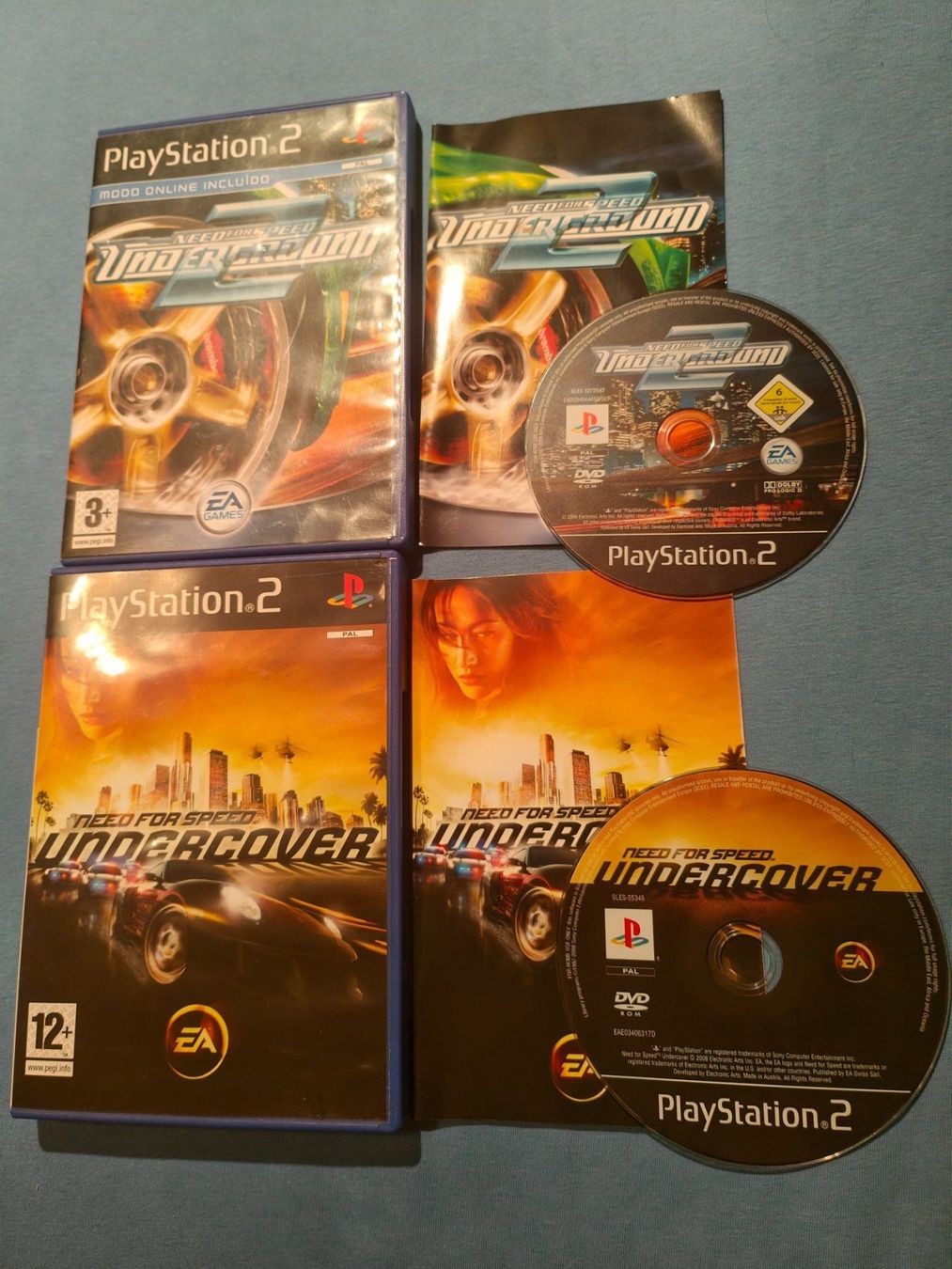 Sony Spiele: Need For Speed Underground 2 + Undercover (PT) PS2 – Gebraucht aus Dietikon von Migi_97D