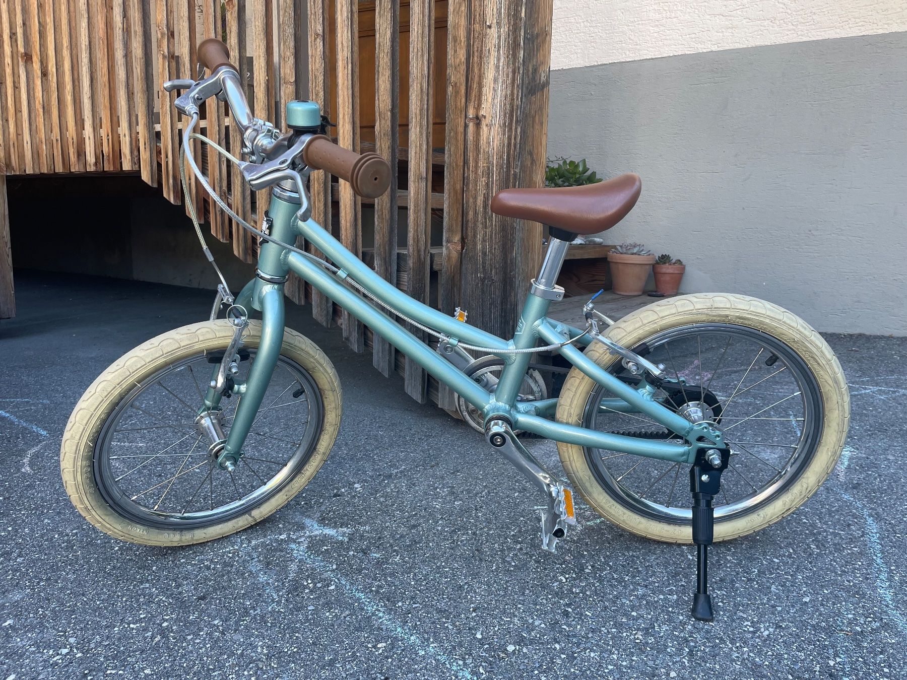 Siech Biciclette: Kindervelo Siech 16 Zoll light green – Usato da Untervaz venduto da best08