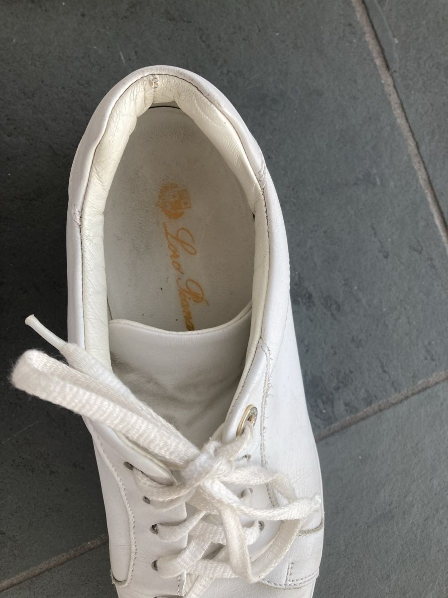 Loro Piana Damenschuhe: Loro Piana Leder Sneaker, weiss, Gr. 40 – Gebraucht aus Zürich von elegantissima2 4