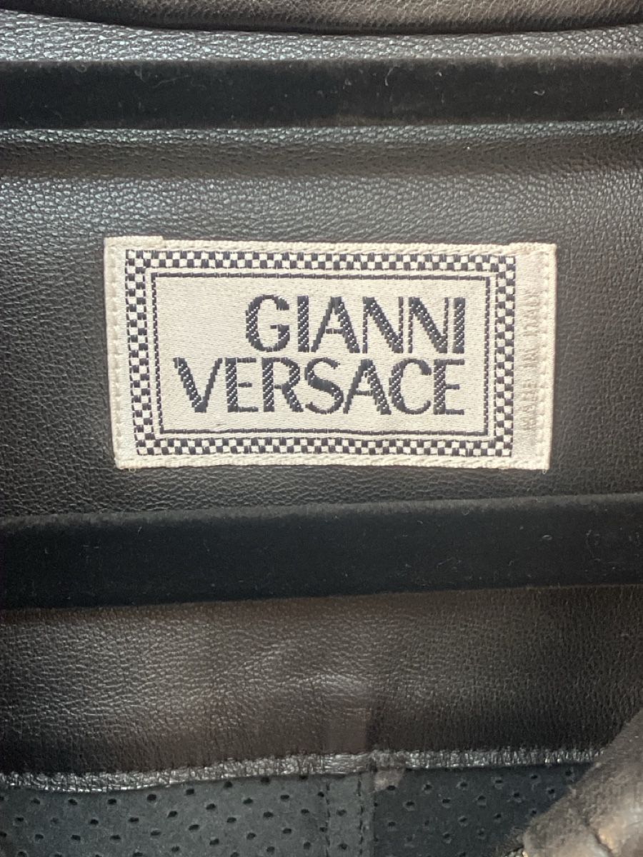 Versace Jacken: Lederjacke Gianni Versace perforiert schwarz Grösse L – Neu (gemäss Beschreibung) aus Muralto von jac_hkz5 4