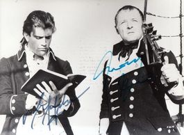 Mel Gibson + Anthony Hopkins - altes, orig. sign. Grossfoto