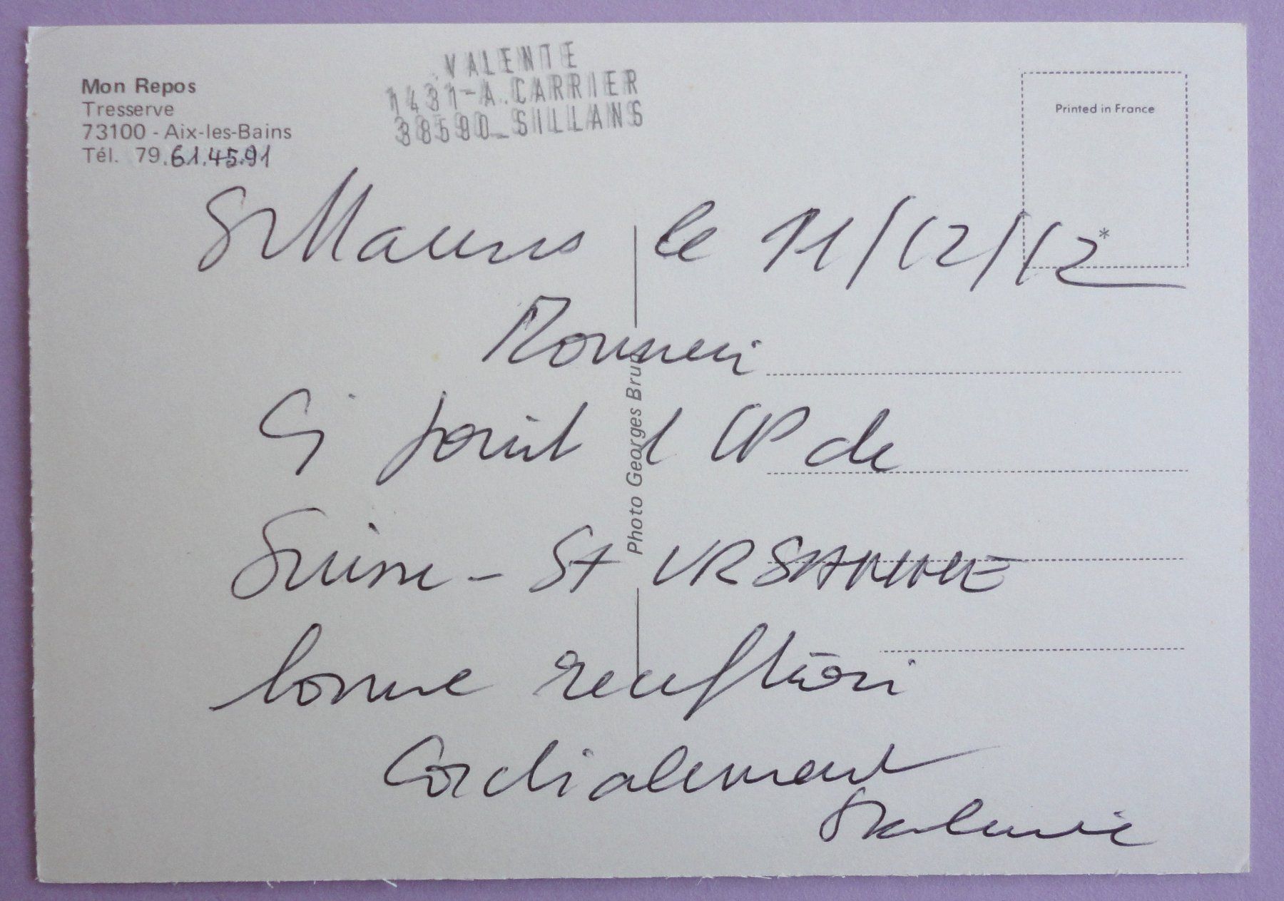 Mon Repos, Aix-les-Bains (D&amp;#39;occasion) à Fétigny pour CHF 1 – avec ...