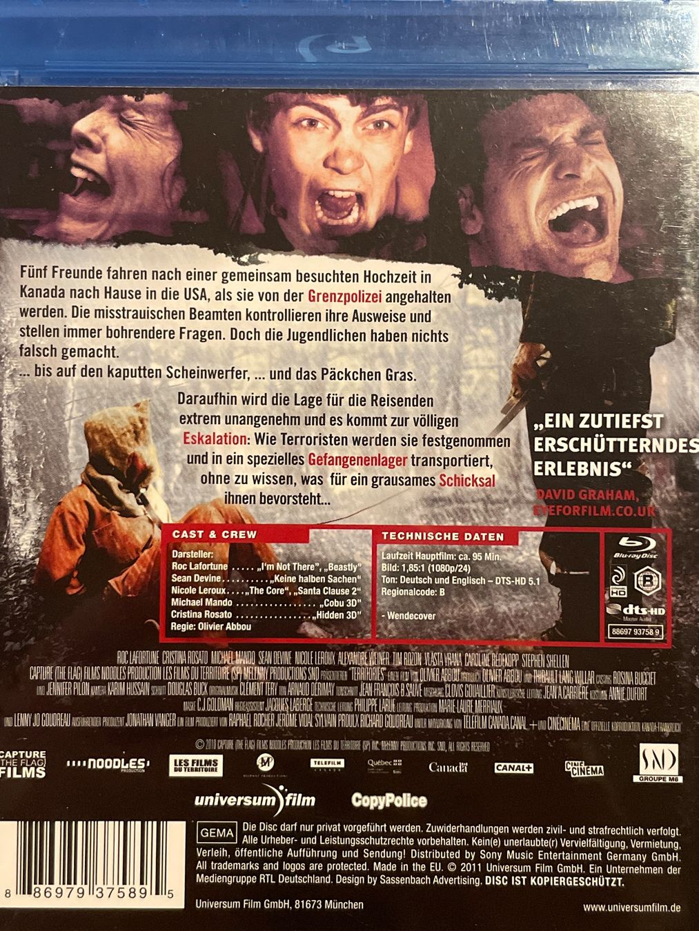 Tutti i DVDs: Territories   (2010) – Nuovo (secondo la descrizione) da Waldenburg venduto da Gonzo8 1