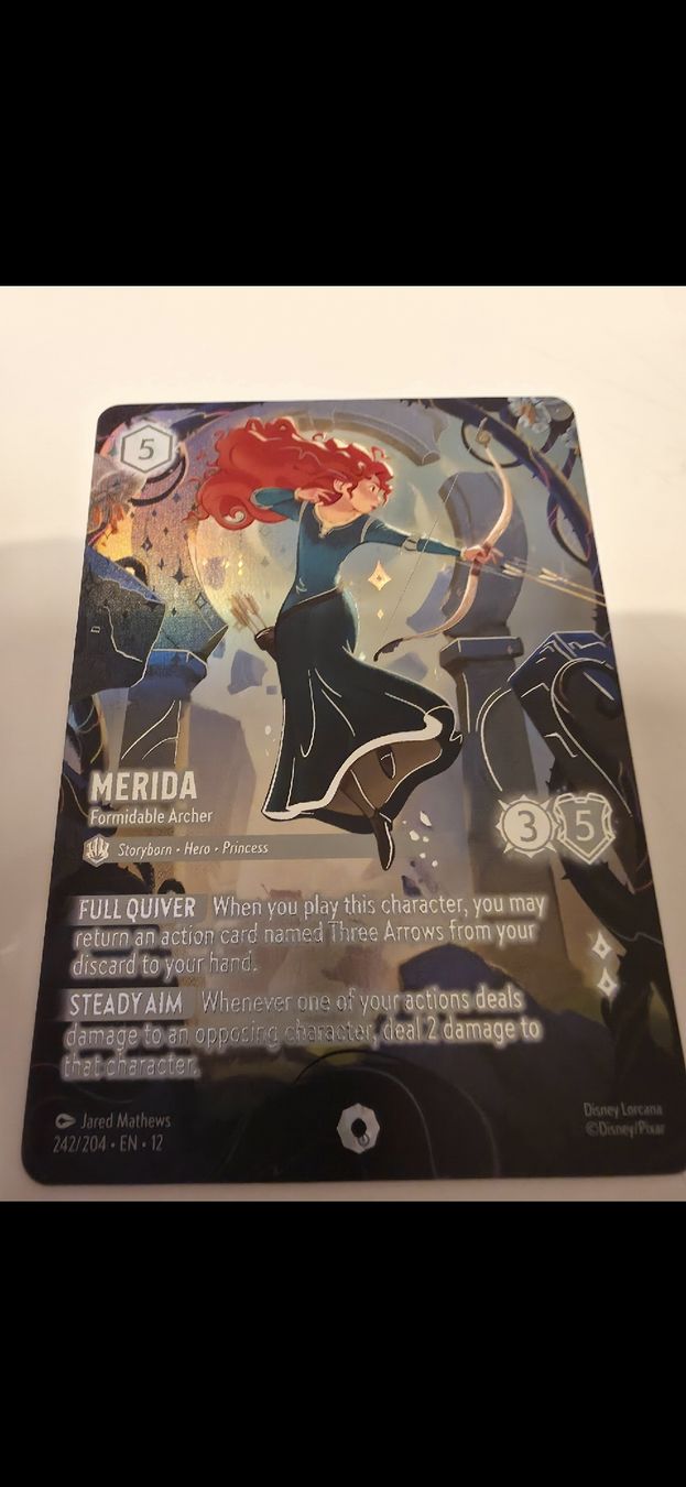 Disney Cartes à collectionner: Disney Lorcana Merida Iconic 242 EN12 – Neuf (Voir description) à Emmenbrücke par Minato96
