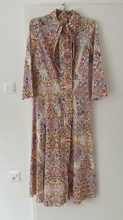 Zara robe chemise en viscose 