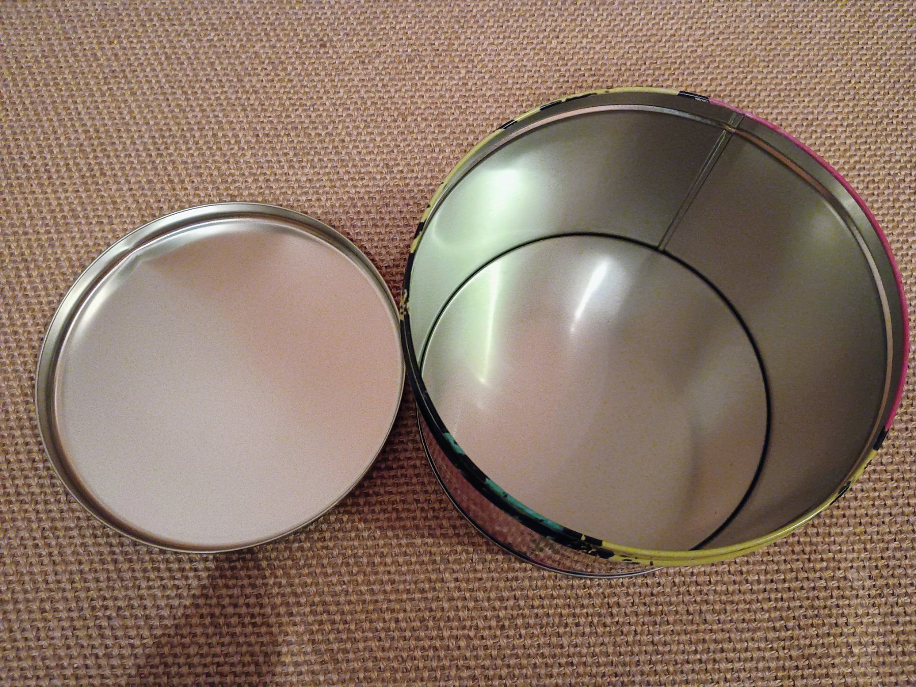 Sucriers: Blechdose Pan Kairos, H: ca. 15 cm, DM: ca. 20 cm – Neuf (Voir description) à Buchs AG par ReaNaTsch 8