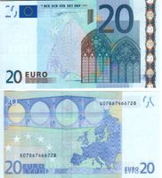 20 Euro S Italien J005 signatur duizenberg unc