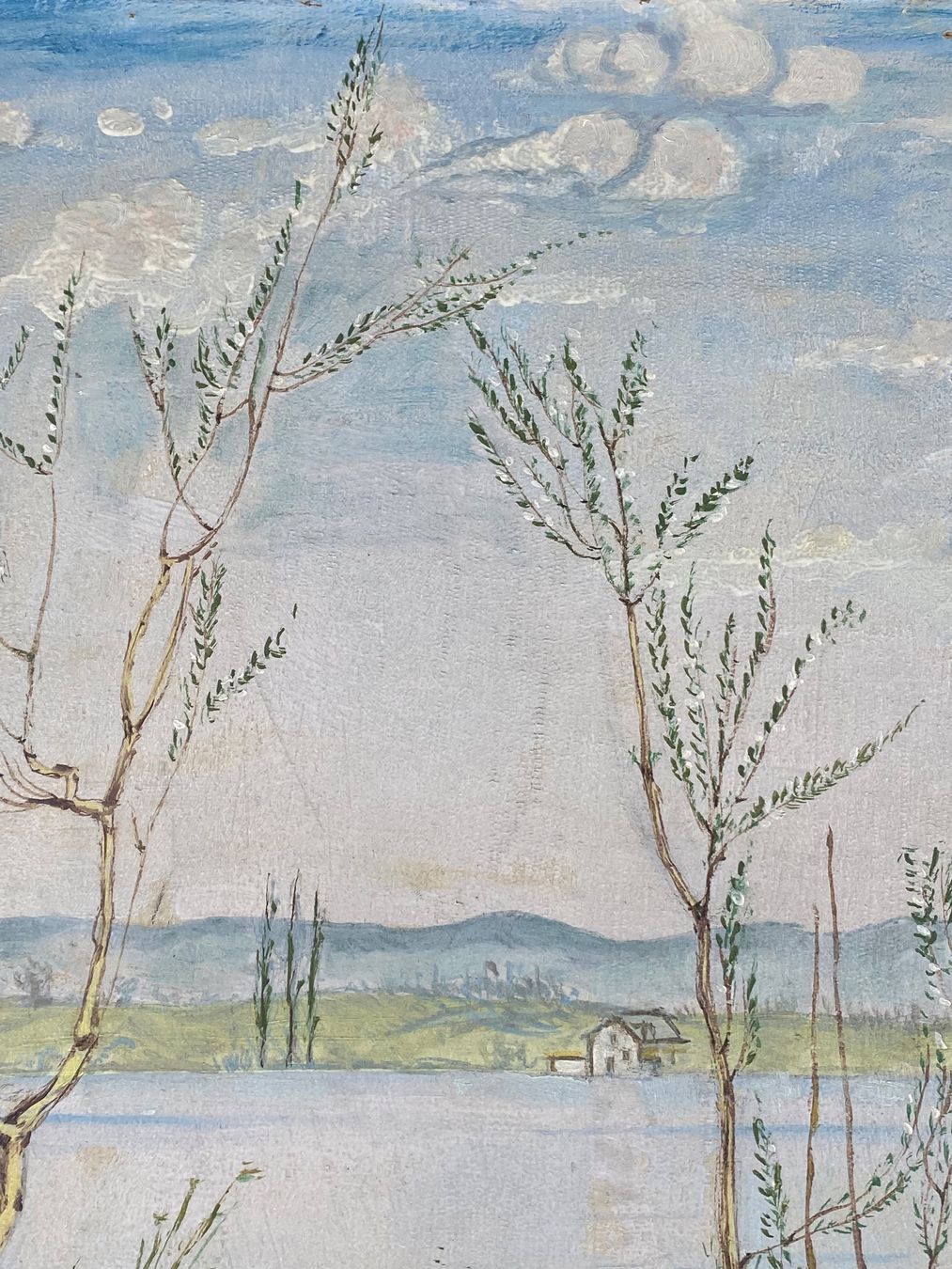 Dipinti: Uferlandschaft am Zürichsee – Usato da Basel venduto da bigmbh 2
