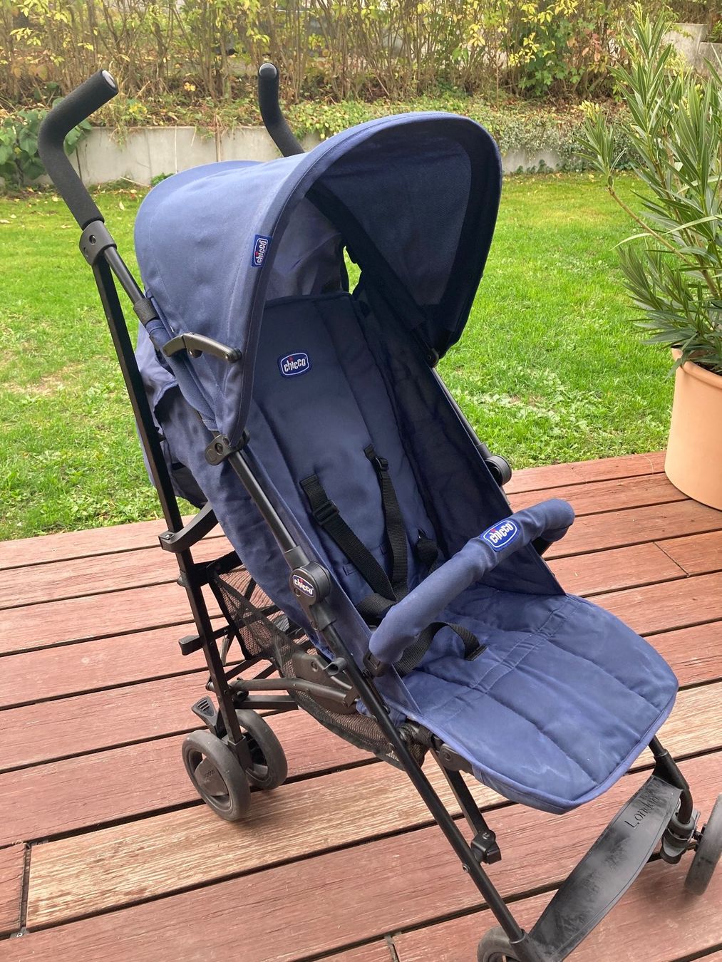 Carrozzine: Buggy Chicco London dunkelblau – Usato da Bern venduto da Razfaz76 1