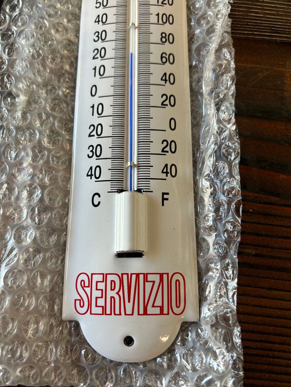 Ducati Insegne: Emaille Thermometer DUCATI SERVICE 6,5 x 30 cm – Usato da Sugiez venduto da brockicenter 1
