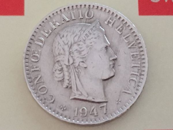 Tutti le monete: 20 Rappen 1947 ss-vz – Usato da Elsau venduto da herbybay