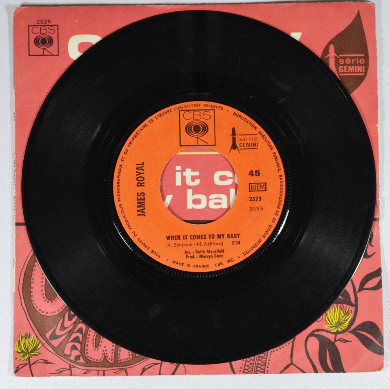 Dischi in vinile: Single: JAMES ROYAL - Call My Name – Usato da Frenkendorf venduto da Yard-Sale-2000 1