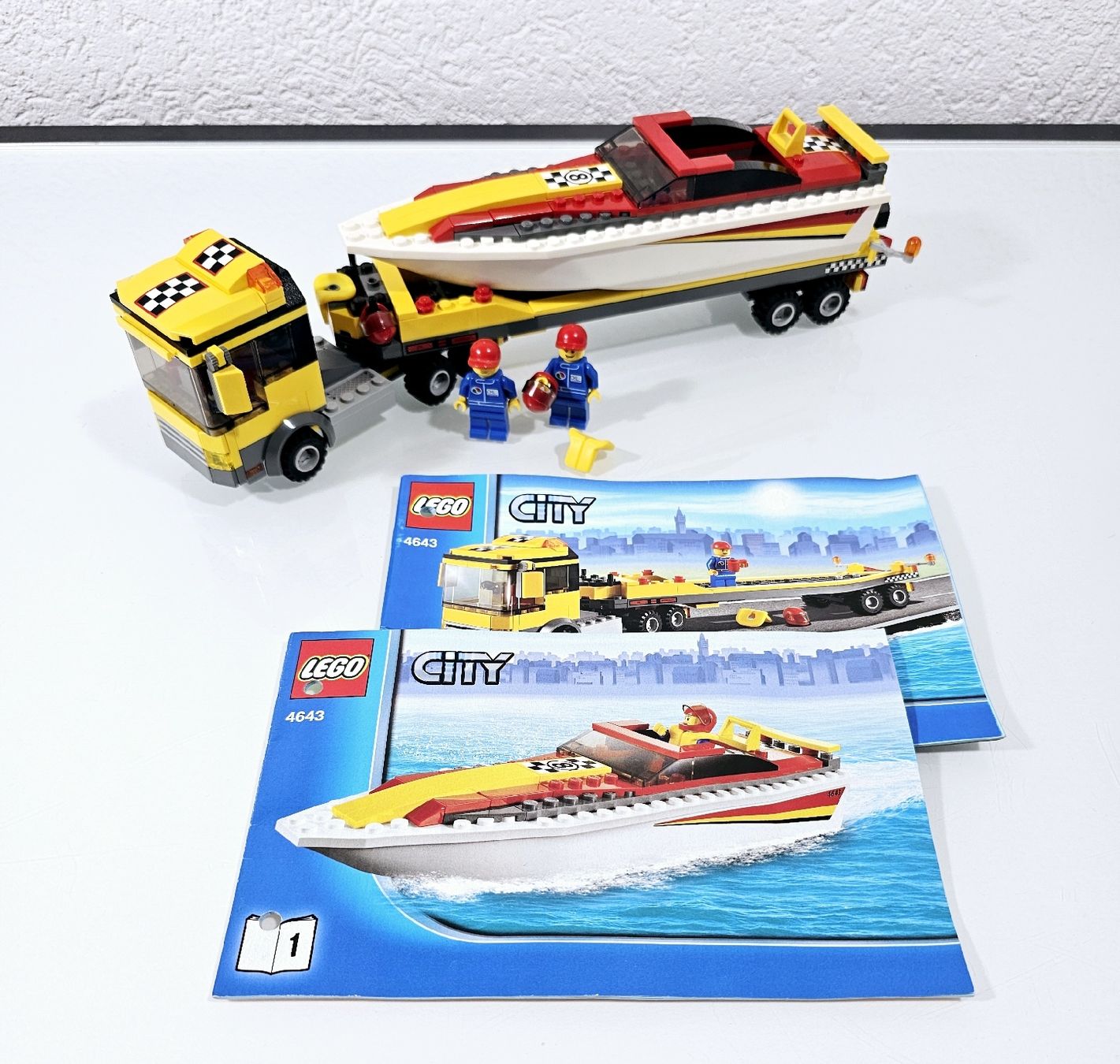 Lego Kit di costruzioni: LEGO CITY 4643 LKW MIT POWERBOOT – Usato da Turbenthal venduto da Ddanuh 5