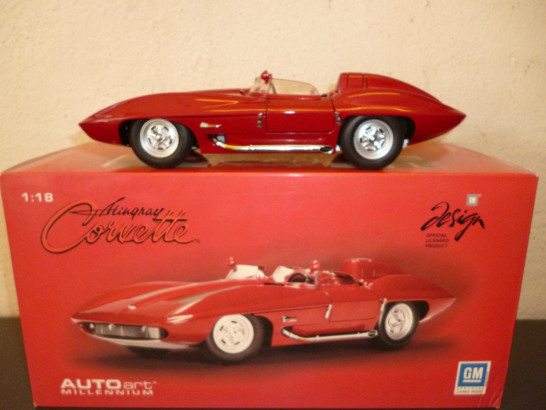 Autoart Modellini d'auto: Chevrolet Stingray 1959 Autoart 1:18 – Nuovo e nell'imballaggio originale da Niederwil SG venduto da Kaicorner03
