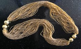 Collier Halskette VINTAGE aus den 70ern mehrreihig
