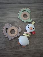 Baby Spielzeug Beissring Dino und Ente 