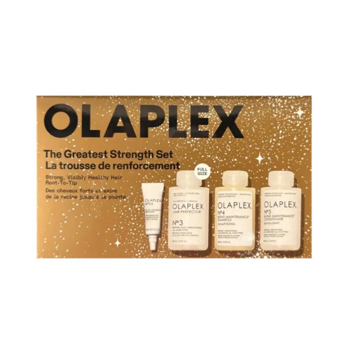 Olaplex Prodotti di pulizia: Olaplex The Greatest Strength Set – Nuovo e nell'imballaggio originale da Bauma venduto da athena00