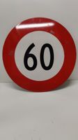 Blechschild 60 Geschwindigkeit (L26)
