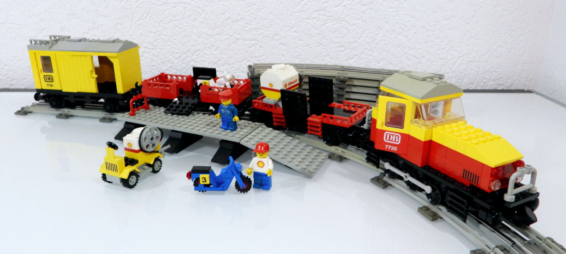 Lego Kit di costruzioni: LEGO 12V EISENBAHN 7735 GÜTERZUG SET – Usato da Turbenthal venduto da Ddanuh 9
