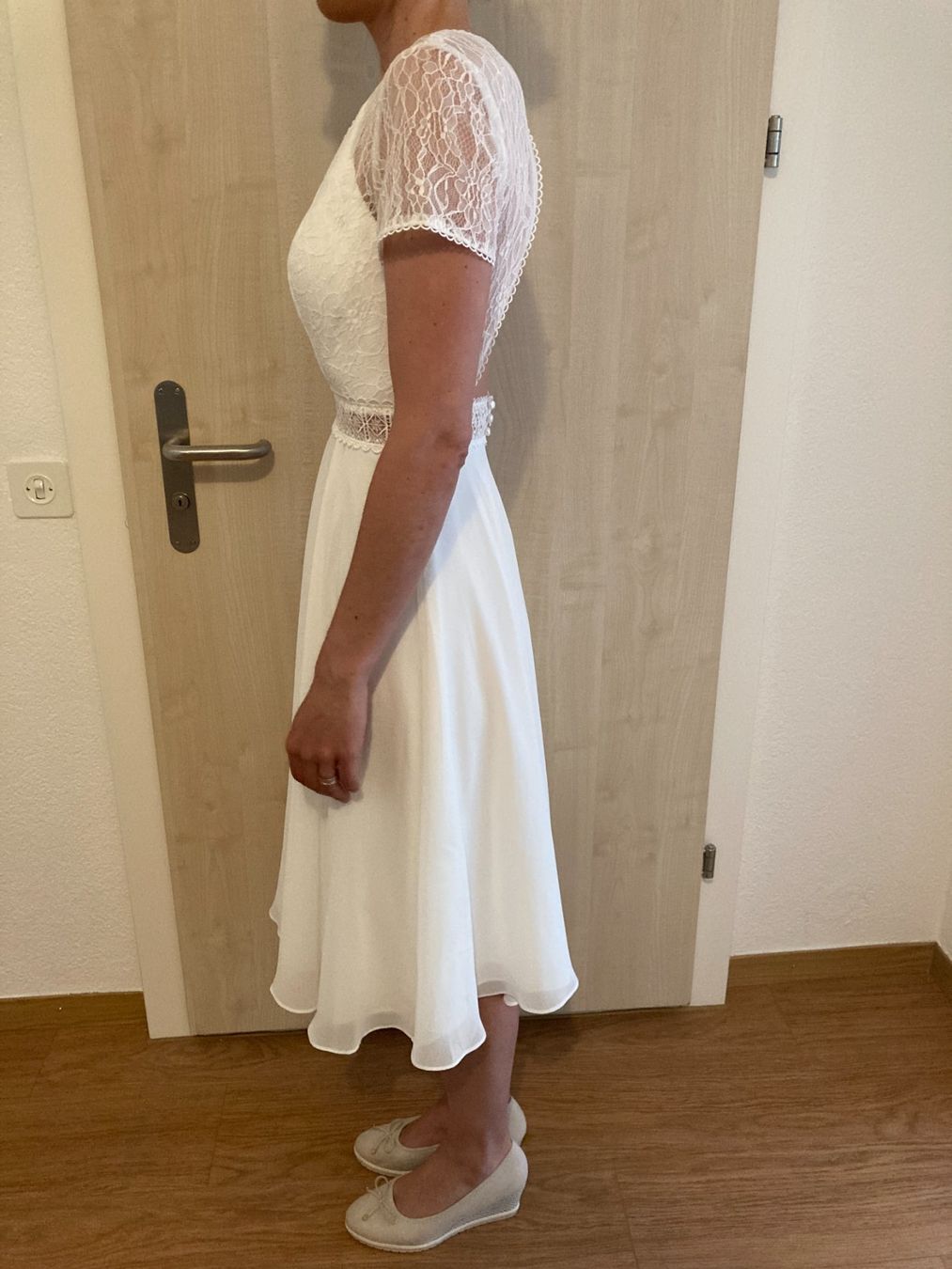 Vestiti: Brautkleid Standesamt  34/36 – Nuovo (secondo la descrizione) da Davos Platz venduto da vberchie 3