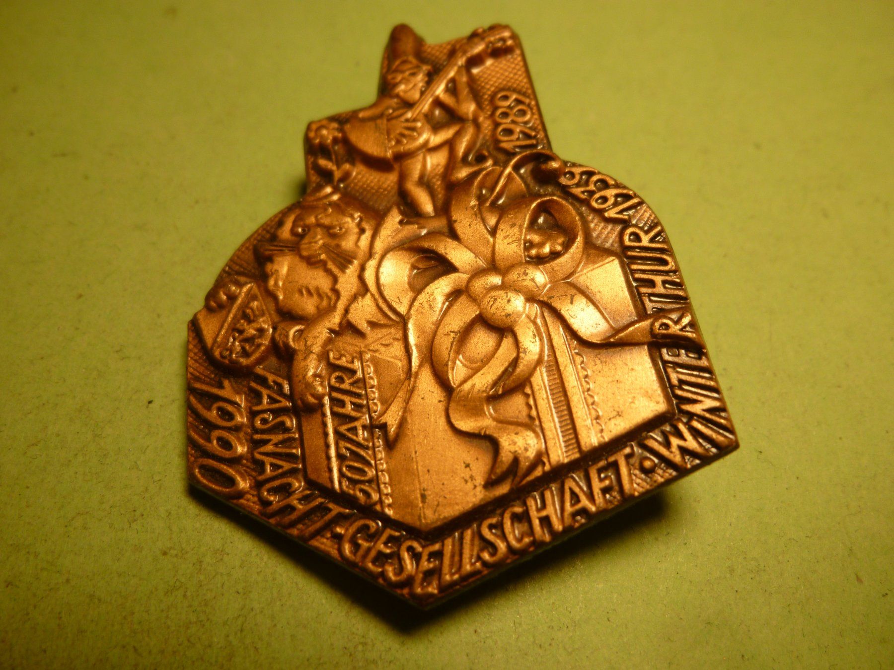 Plaketten & Abzeichen: WINTERTHUR 1989 BRONZE – Gebraucht aus Ried (Muotathal) von Mandarin02