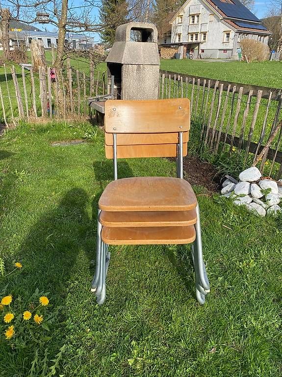 Sedie: Retro Freischwinger Holzstühle – Nuovo (secondo la descrizione) da Gais venduto da kernaless 1