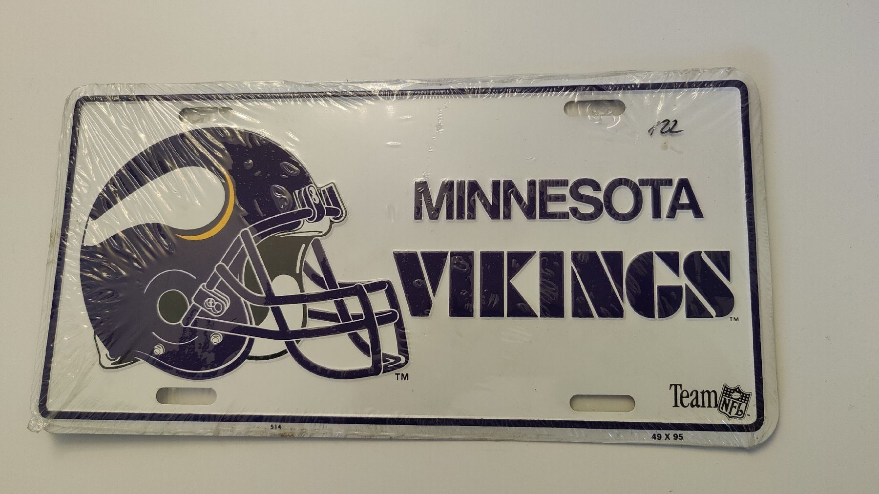 Insegne: Minnesota Vikings Bleckschild (W9) – Usato da Neuenhof venduto da SchnaeppliAllerlei