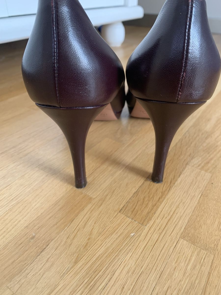 Navyboot Chaussures femmes: Navyboot, elegante Leder Pumps, Bordeaux, Gr 39, – D'occasion à Zürich par MK124 1